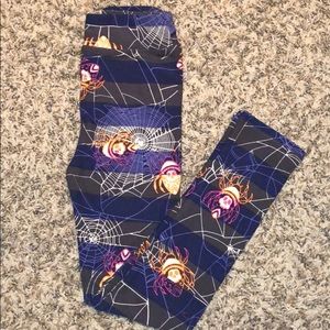 LuLaRoe kids Halloween leggings, size Large/XL